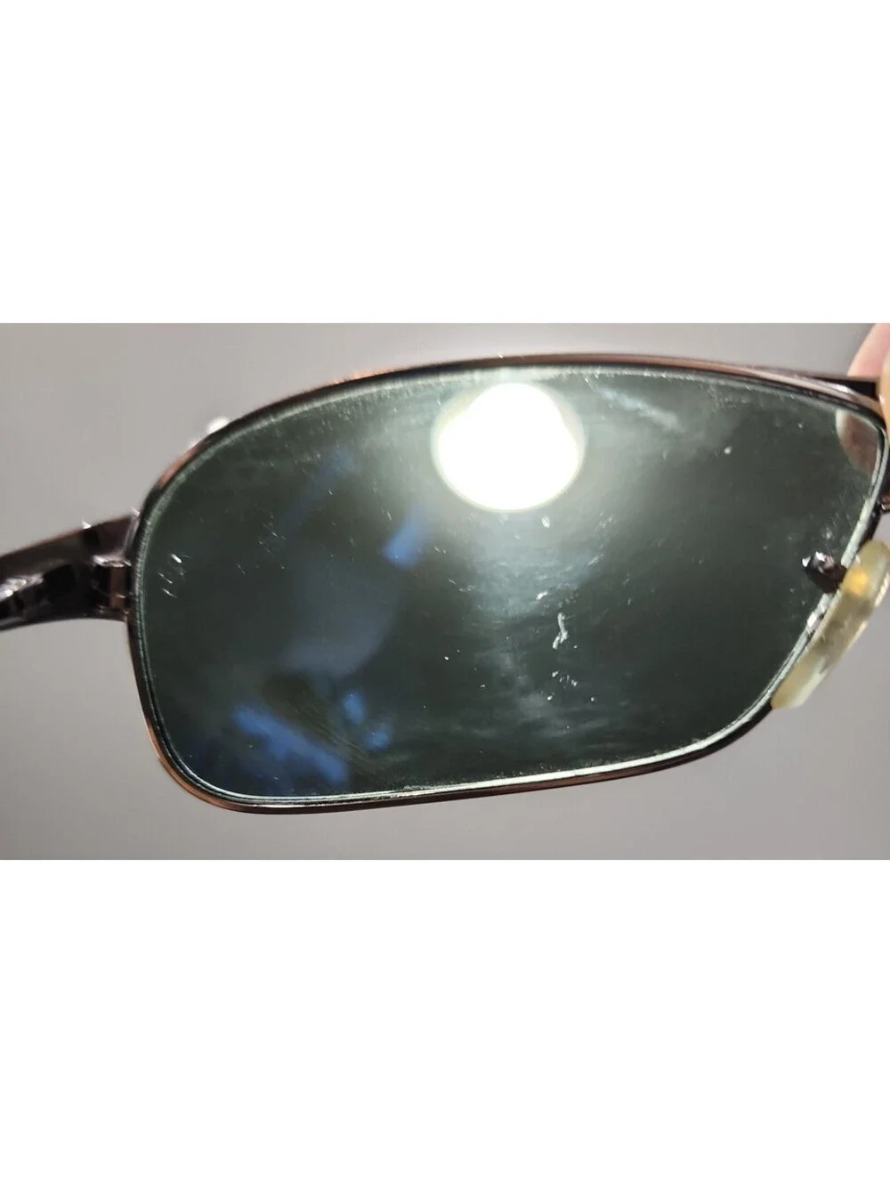 Ray Ban RB3343 004/58 Gunmetal Green Polarized Sunglasses 63-12 Italy